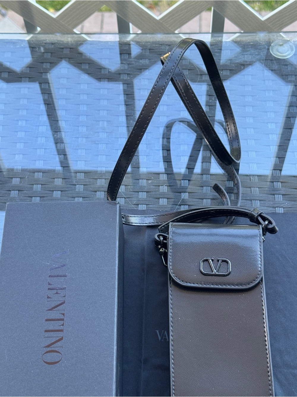 New Authentic Valentino V-Glassliner Gold VLS118-C Cat-Eye Sunglasses - Picture 11 of 11